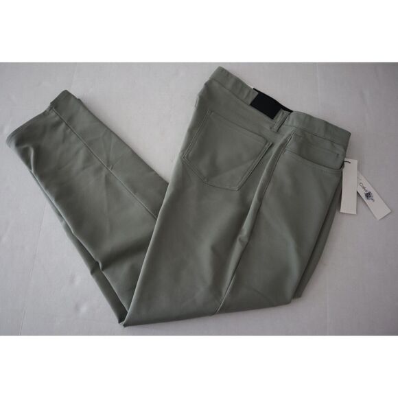 Calvin Klein 40VM614 Men's Sz 38x32 Shadow Gray Move 365 Slim Fit 5-Pocket Pants - Picture 9 of 12